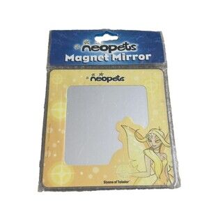 Vintage Neopets Siyana Of Talador Faerie Colorbok Magnet Mirror Locker 2004